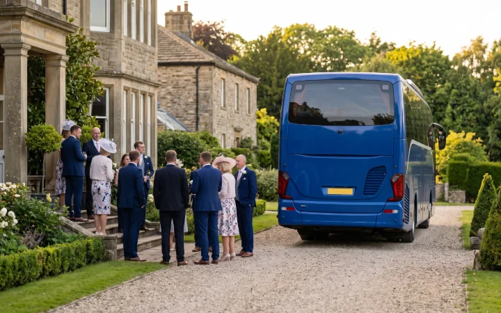 Guests waiting at a hotel